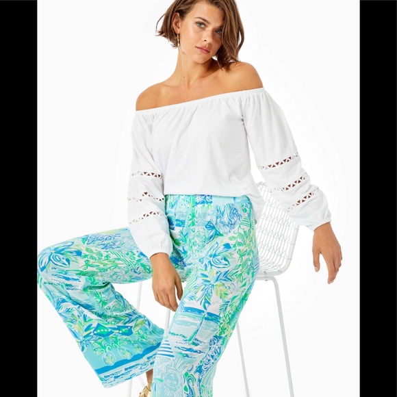 Lilly Pulitzer Bal Harbour Palazzo Pants NWOT - Picture 4 of 11